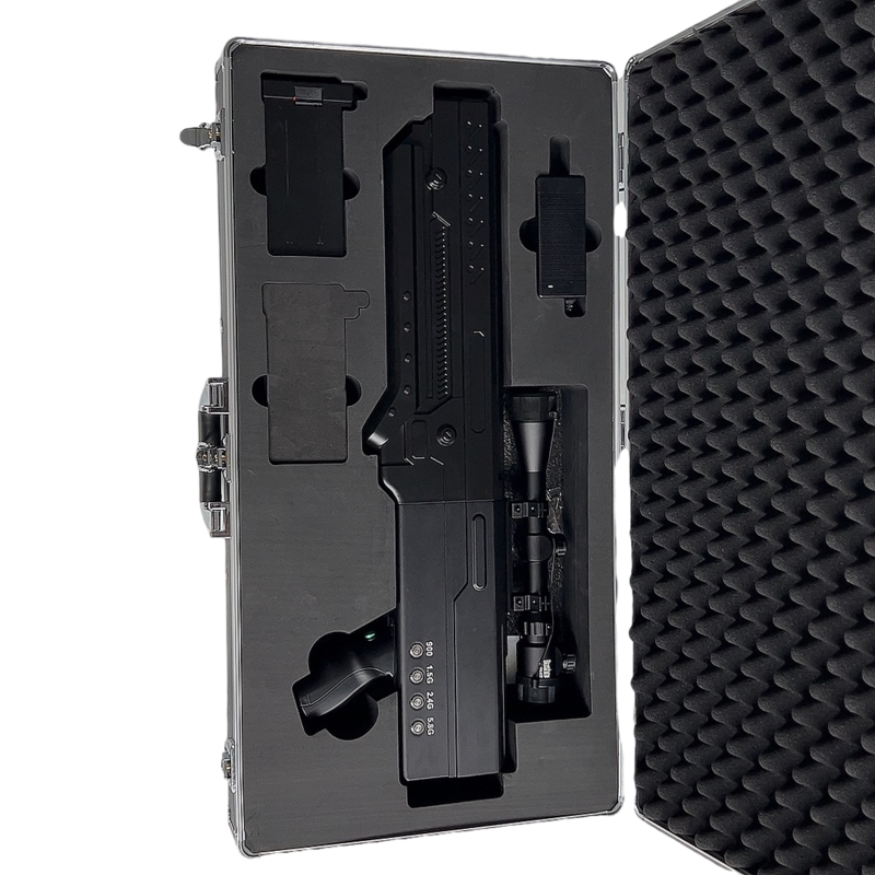  双流手持便携式枪型低空防御反制四通道B型